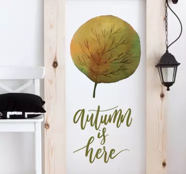 Autocolante decorativo outono - TenStickers