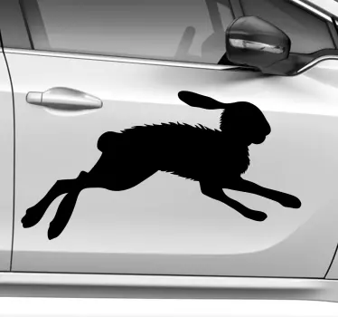 Autocolante decorativo para carros Coelho - TenStickers