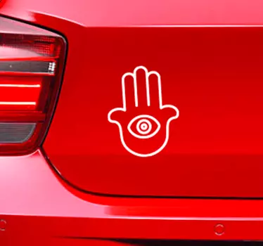 Autocolante decorativo para carros Símbolo hamsa - TenStickers