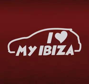 Autocolante decorativo para carros Texto personalizável - TenStickers