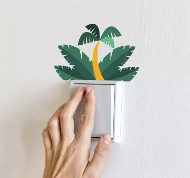 Autocolante decorativo para interruptores Palmeiras - TenStickers