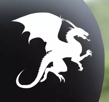 Autocolante decorativo para motas Capacete de dragão - TenStickers