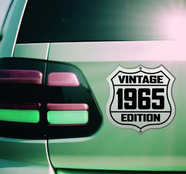Autocolante decorativo para motas Clássico retro vintage - TenStickers