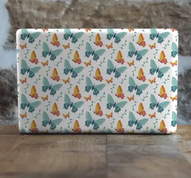 Autocolante decorativo para PC Borboletas bicolores - TenStickers