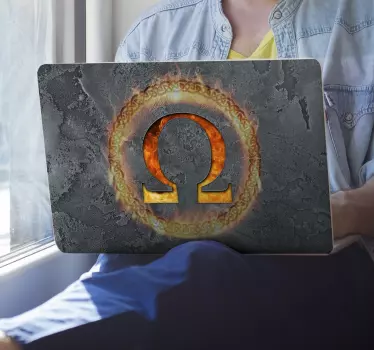Autocolante decorativo para PC Deus da guerra - TenStickers