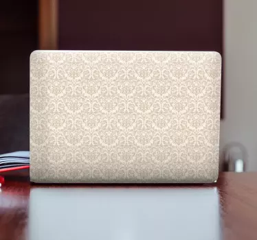 Autocolante decorativo para PC Padrão bege claro antigo - TenStickers