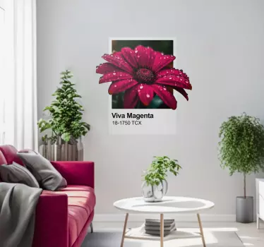 Adesivo de parede viva Magenta! - TenStickers