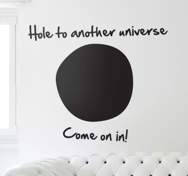 Autocolante decorativo passagem outro universo - TenStickers