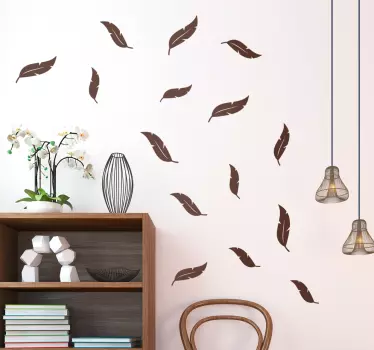 Autocolante decorativo penas - TenStickers