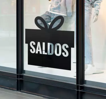 Autocolante Promoções caixa de presente - TenStickers