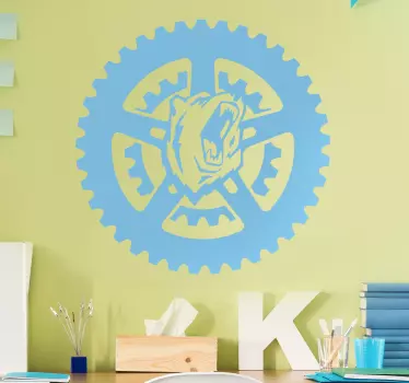 Autocolante decorativo roda bicicleta - TenStickers