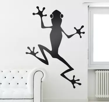 Autocolante decorativo sapo na parede - TenStickers
