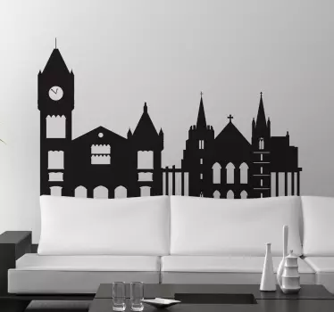 Autocolante decorativo skyline Perth - TenStickers