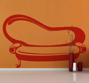 Autocolante decorativo sofá contemporâneo - TenStickers