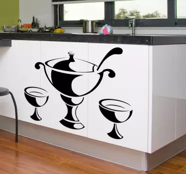 Autocolante decorativo sopeira - TenStickers