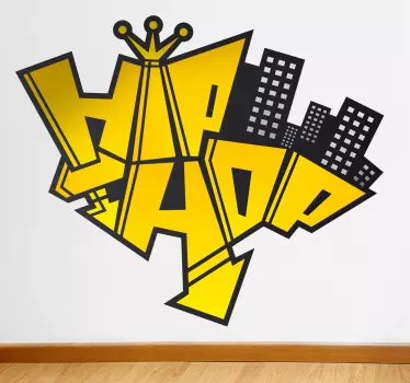 Autocolante decorativo urbano hip hop - TenStickers