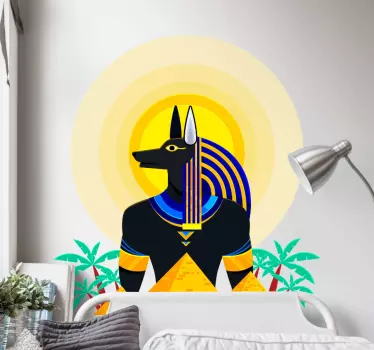 Autocolante decorativos de política e religião Majestoso anúbis e - TenStickers