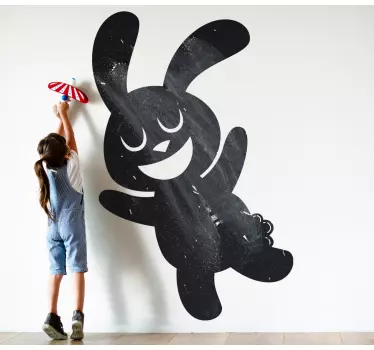 Autocolante decoritivo quadros em vinil Desenho de coelhinho fofo - TenStickers