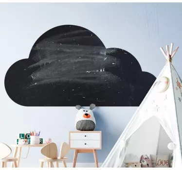 Autocolante decoritivo quadros em vinil Forma legal de nuvem isol - TenStickers