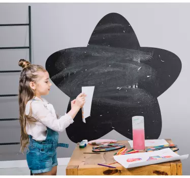 Autocolante decoritivo quadros em vinil Formato de estrela de beb - TenStickers