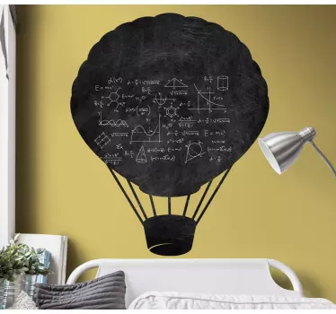 Autocolante decoritivo quadros em vinil Silhueta de balão de ar q - TenStickers