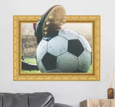 Autocolante do quadro de futebol 3d - TenStickers