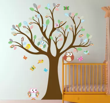 Autocolante infantil Árvore Colorida - TenStickers