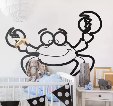 Autocolante infantil caranguejo - TenStickers