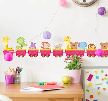 Autocolante Infantil comboio - TenStickers