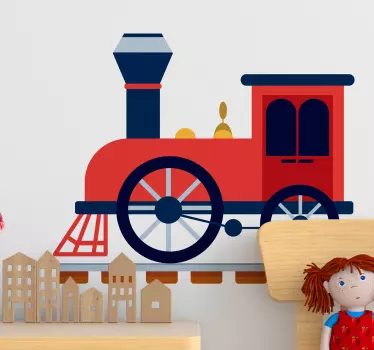Autocolante infantil Comboio - TenStickers