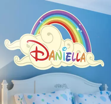 Autocolante Infantil Personalizado Arco-Íris - TenStickers