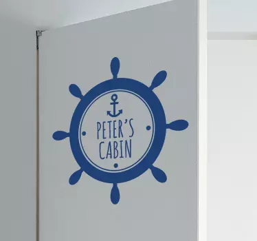 Autocolante infantil porta de cruzeiro - TenStickers