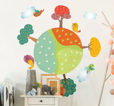 Autocolante infantil primavera - TenStickers
