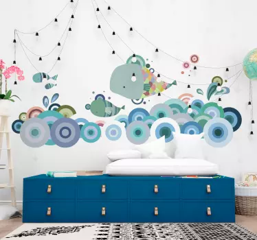 Autocolante infantil Vida Marinha - TenStickers