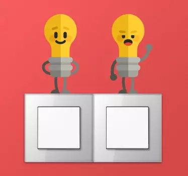 Autocolante lâmpadas para interruptores - TenStickers