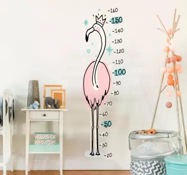 Autocolantes para casa flamingo medidor - TenStickers