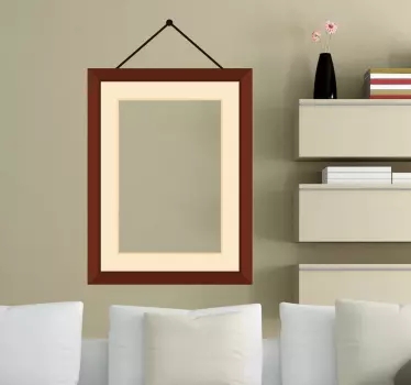 Autocolante moldura Quadro fotográfico retangular - TenStickers