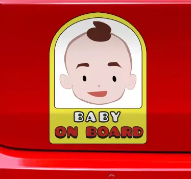 Autocolante para veículos baby on board - TenStickers