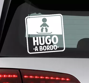 Autocolantes pequenos decorativos bebe a bordo - TenStickers