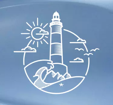 Autocolante para veículos farol monocolor - TenStickers