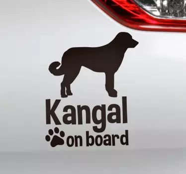 Autocolantes animais Kangal on board - TenStickers