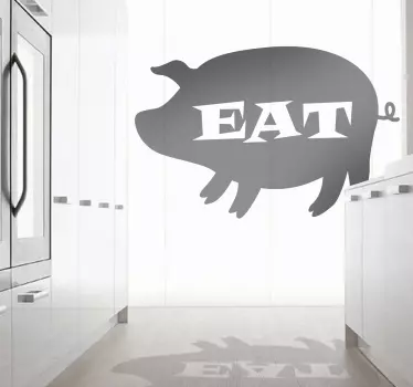 Autocolante para cozinha Eat - TenStickers