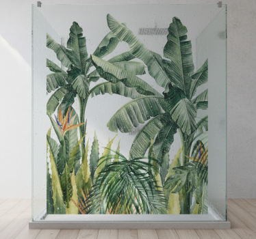 Autocolante para crianças Árvores tropicais elegantes - TenStickers