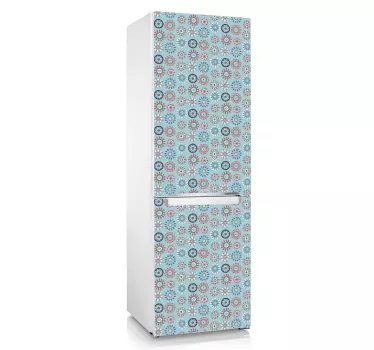 Autocolante para frigorífico padrões florais - TenStickers