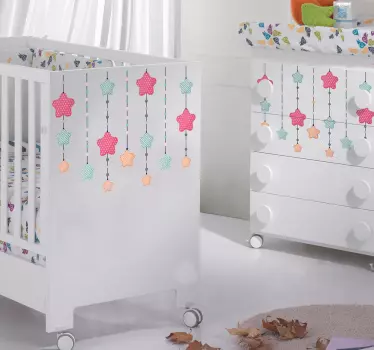 Autocolante para móveis estrelas infantis - TenStickers