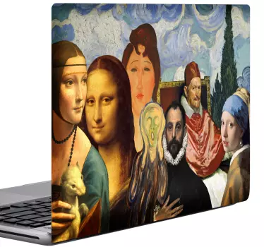 Autocolante para portátil quadros famosos - TenStickers