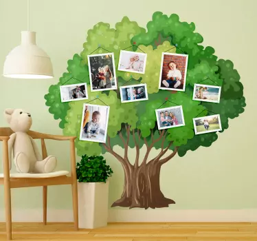 Autocolantes parede infantil árvore genealógica para crianças - TenStickers