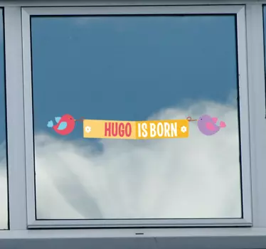 Autocolante personalizado para janela pássaros - TenStickers