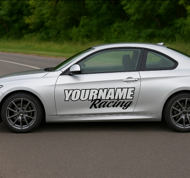 Autocolante personalizável corrida do seu nome - TenStickers