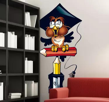 Autocolante professor coruja - TenStickers